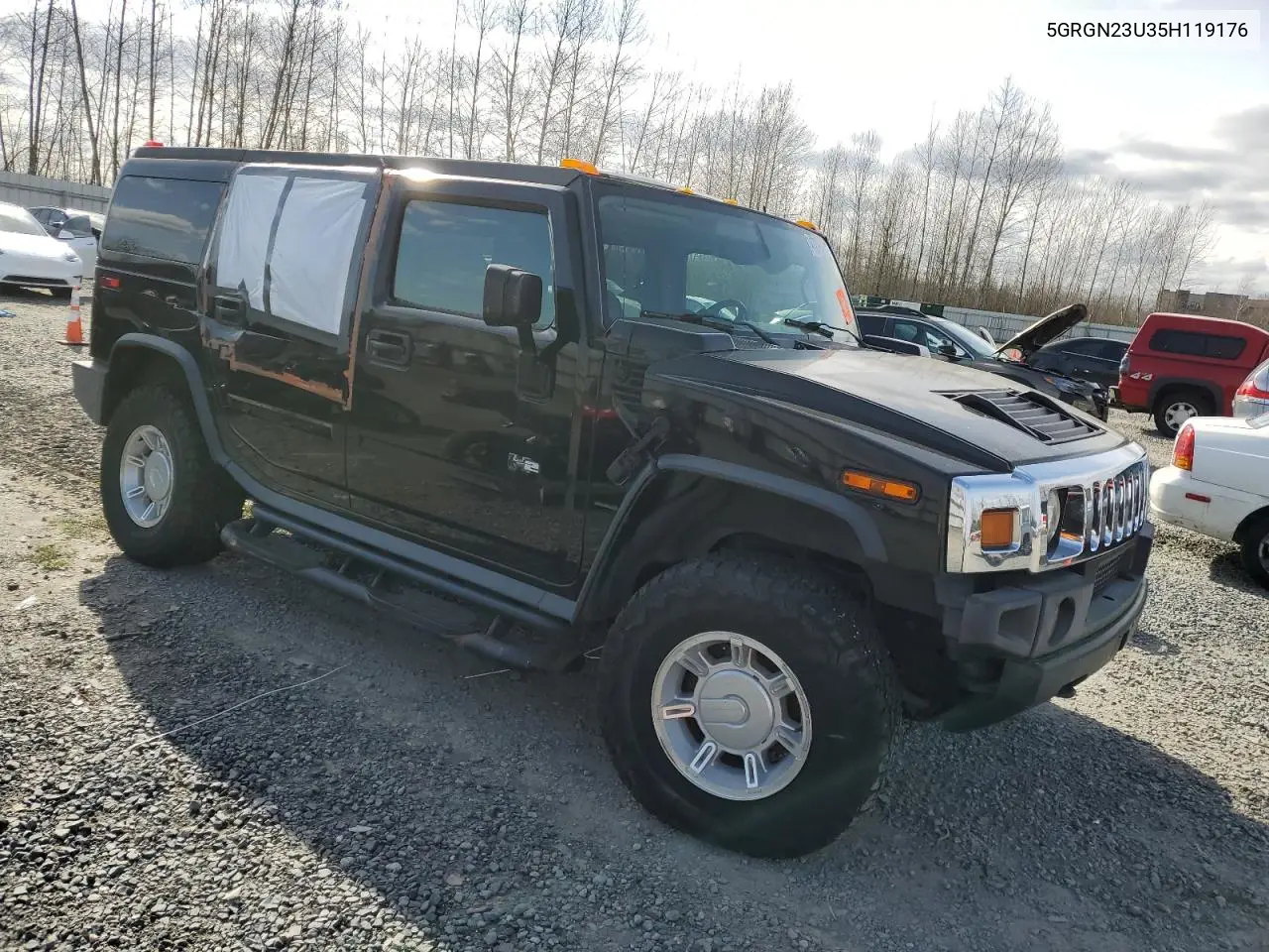 2005 Hummer H2 VIN: 5GRGN23U35H119176 Lot: 47278095