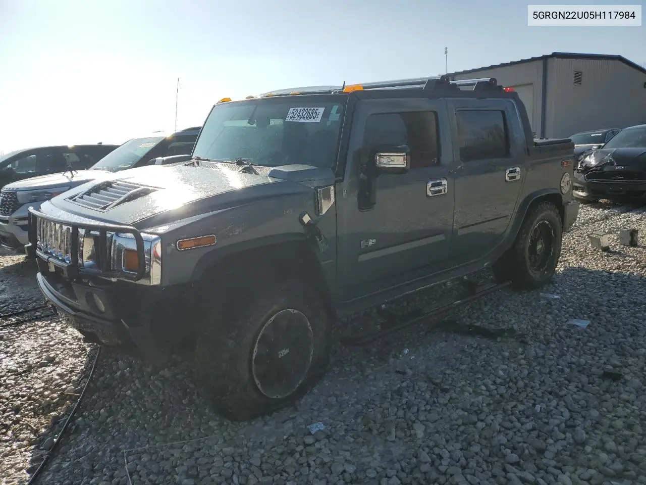 2005 Hummer H2 Sut VIN: 5GRGN22U05H117984 Lot: 52432685