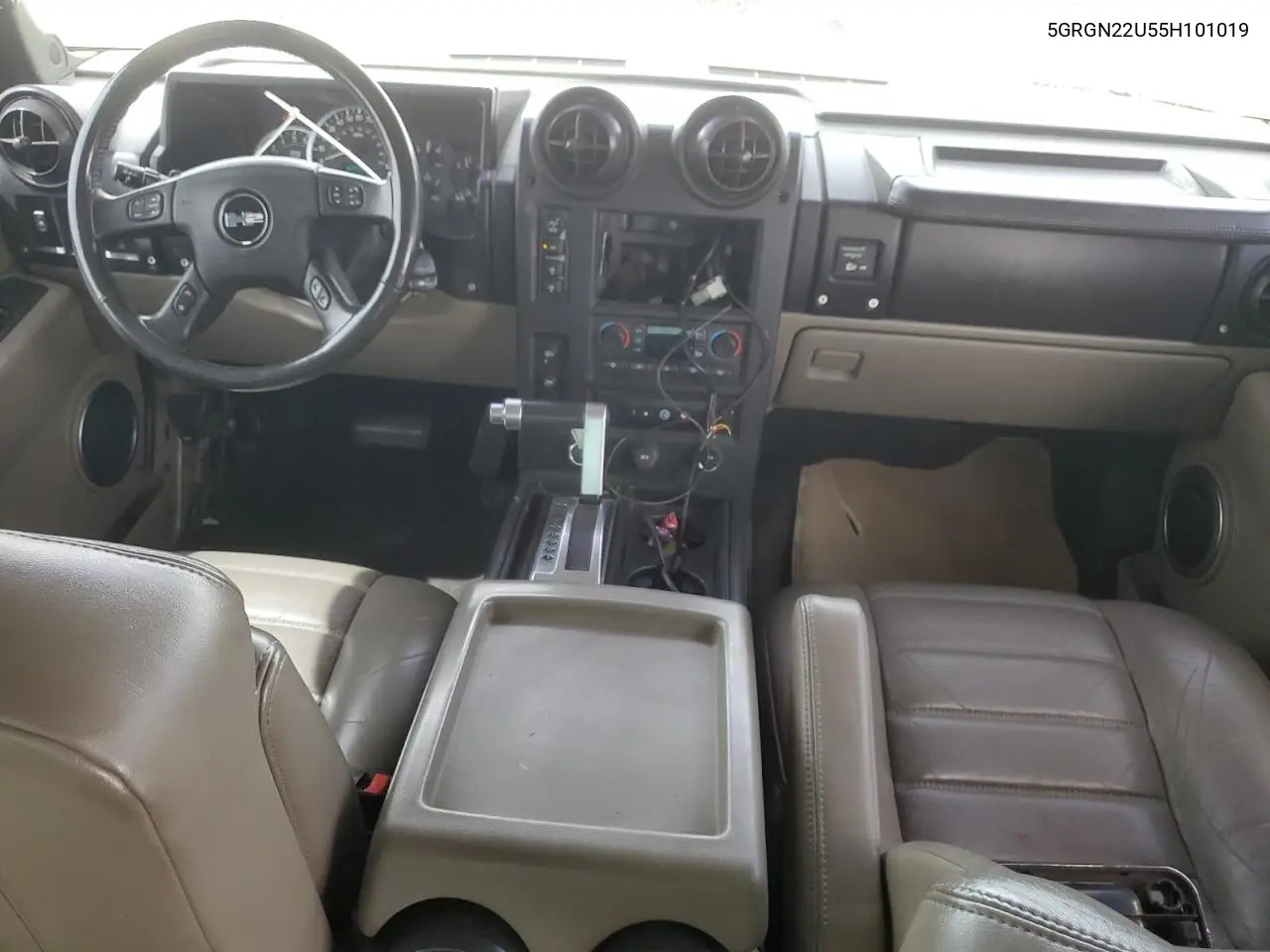 2005 Hummer H2 Sut VIN: 5GRGN22U55H101019 Lot: 53497115