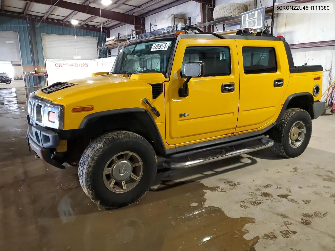 2005 Hummer H2 Sut VIN: 5GRGN22U45H111380 Lot: 54989175