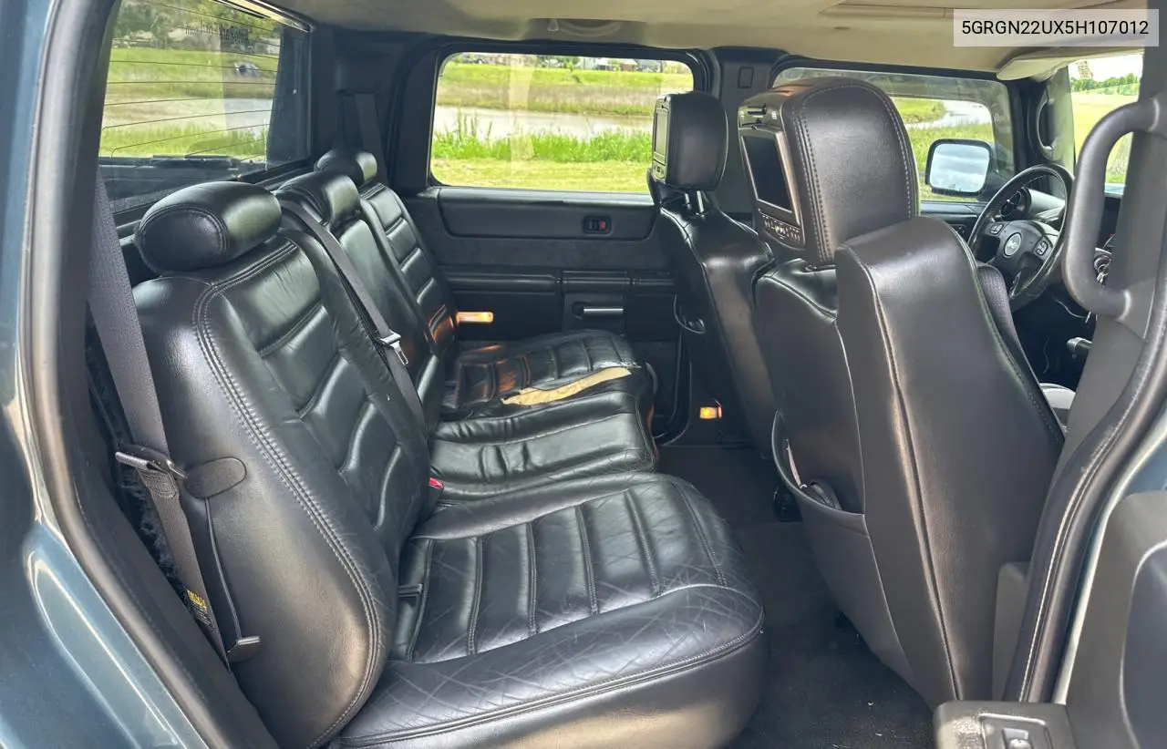2005 Hummer H2 Sut VIN: 5GRGN22UX5H107012 Lot: 56375055