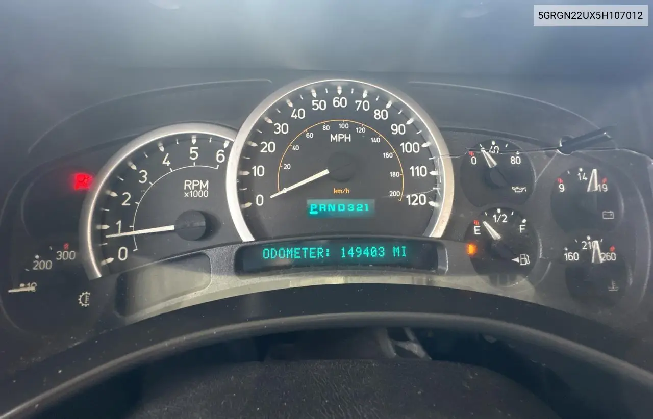 2005 Hummer H2 Sut VIN: 5GRGN22UX5H107012 Lot: 56375055