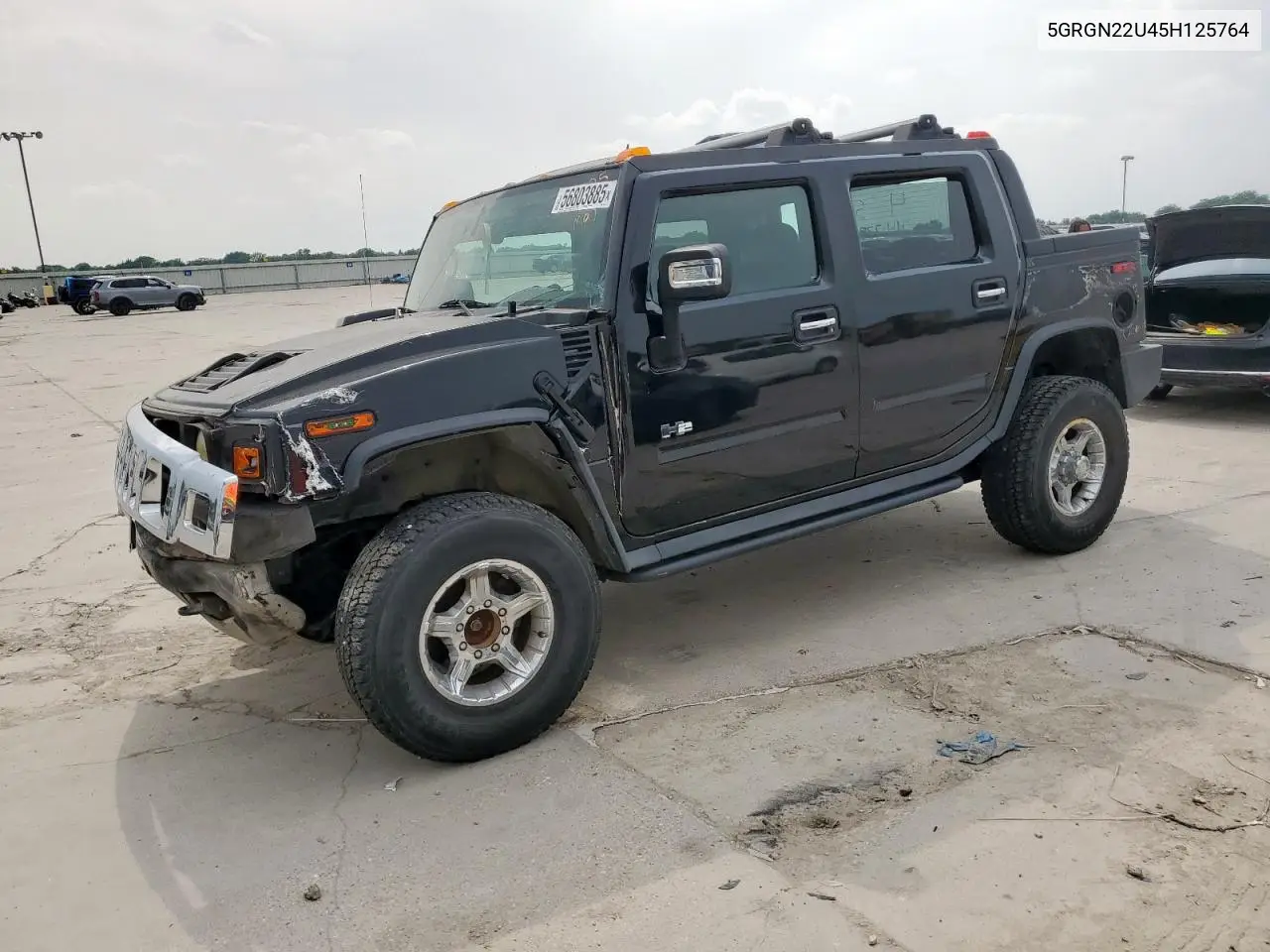2005 Hummer H2 Sut VIN: 5GRGN22U45H125764 Lot: 56803885