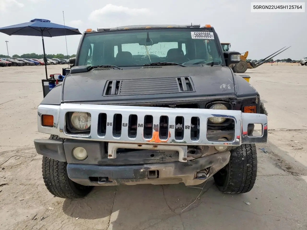 2005 Hummer H2 Sut VIN: 5GRGN22U45H125764 Lot: 56803885
