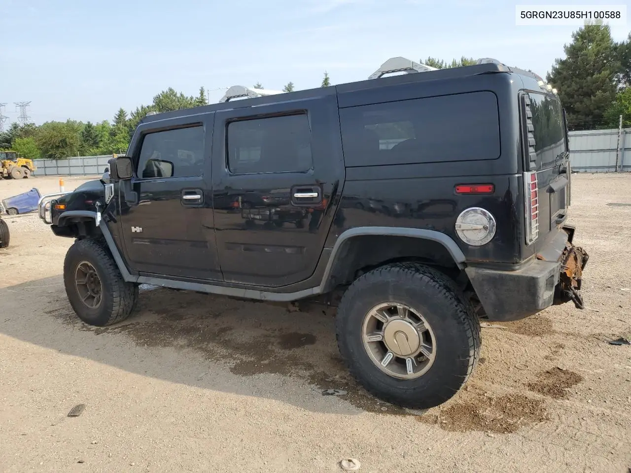 2005 Hummer H2 VIN: 5GRGN23U85H100588 Lot: 58943555