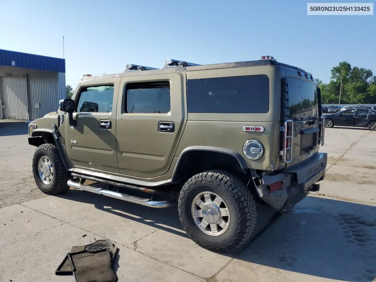 2005 Hummer H2 VIN: 5GRGN23U25H133425 Lot: 63467515