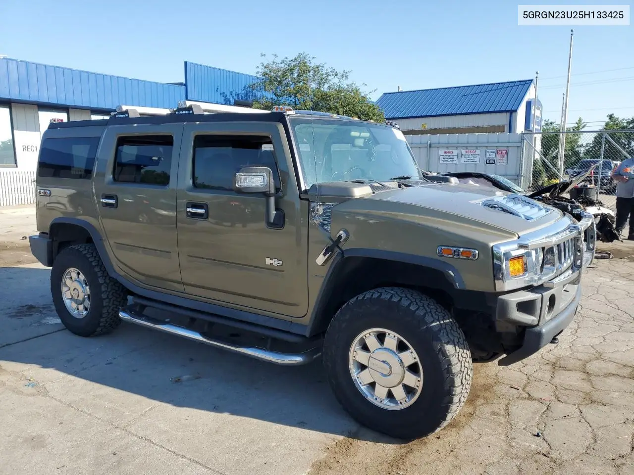 2005 Hummer H2 VIN: 5GRGN23U25H133425 Lot: 63467515