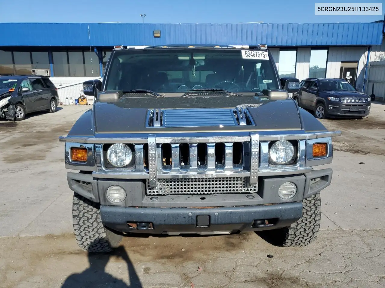 2005 Hummer H2 VIN: 5GRGN23U25H133425 Lot: 63467515