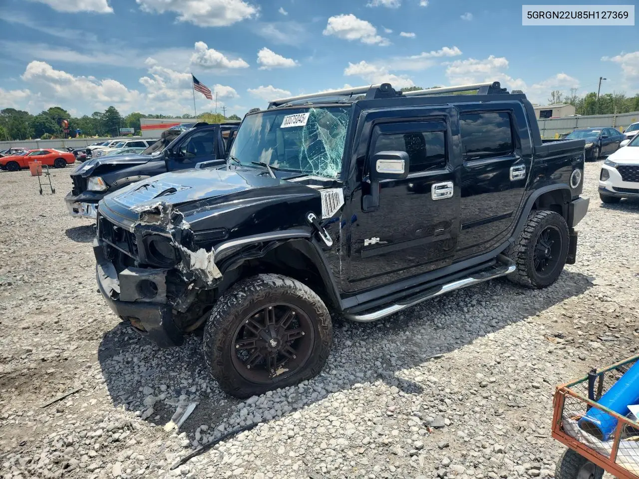 2005 Hummer H2 Sut VIN: 5GRGN22U85H127369 Lot: 63575045