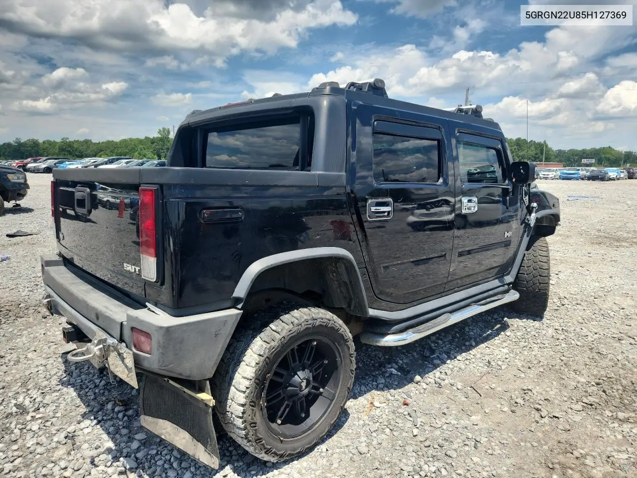 2005 Hummer H2 Sut VIN: 5GRGN22U85H127369 Lot: 63575045