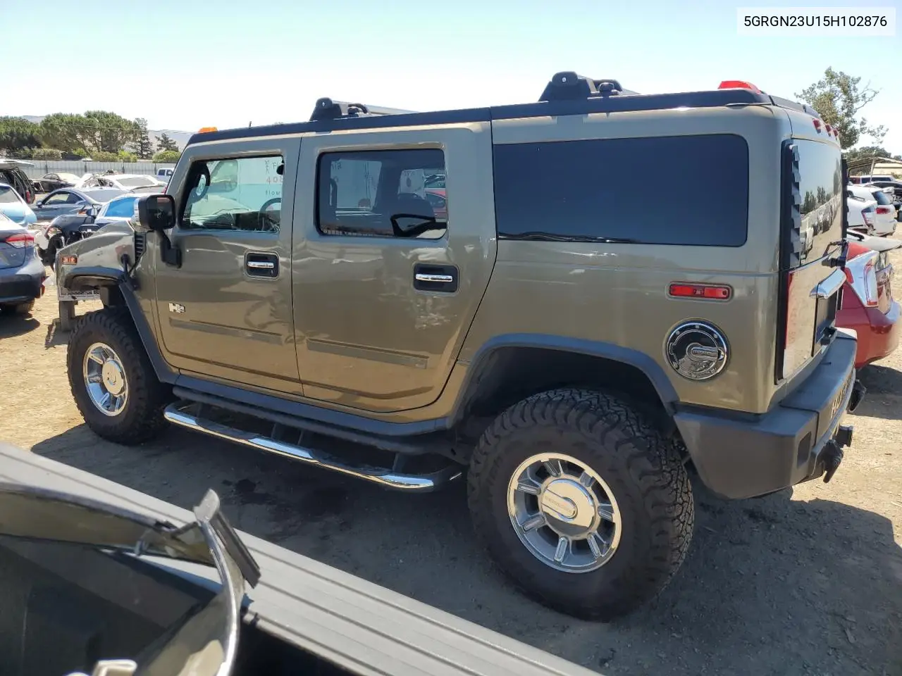 2005 Hummer H2 VIN: 5GRGN23U15H102876 Lot: 64295025