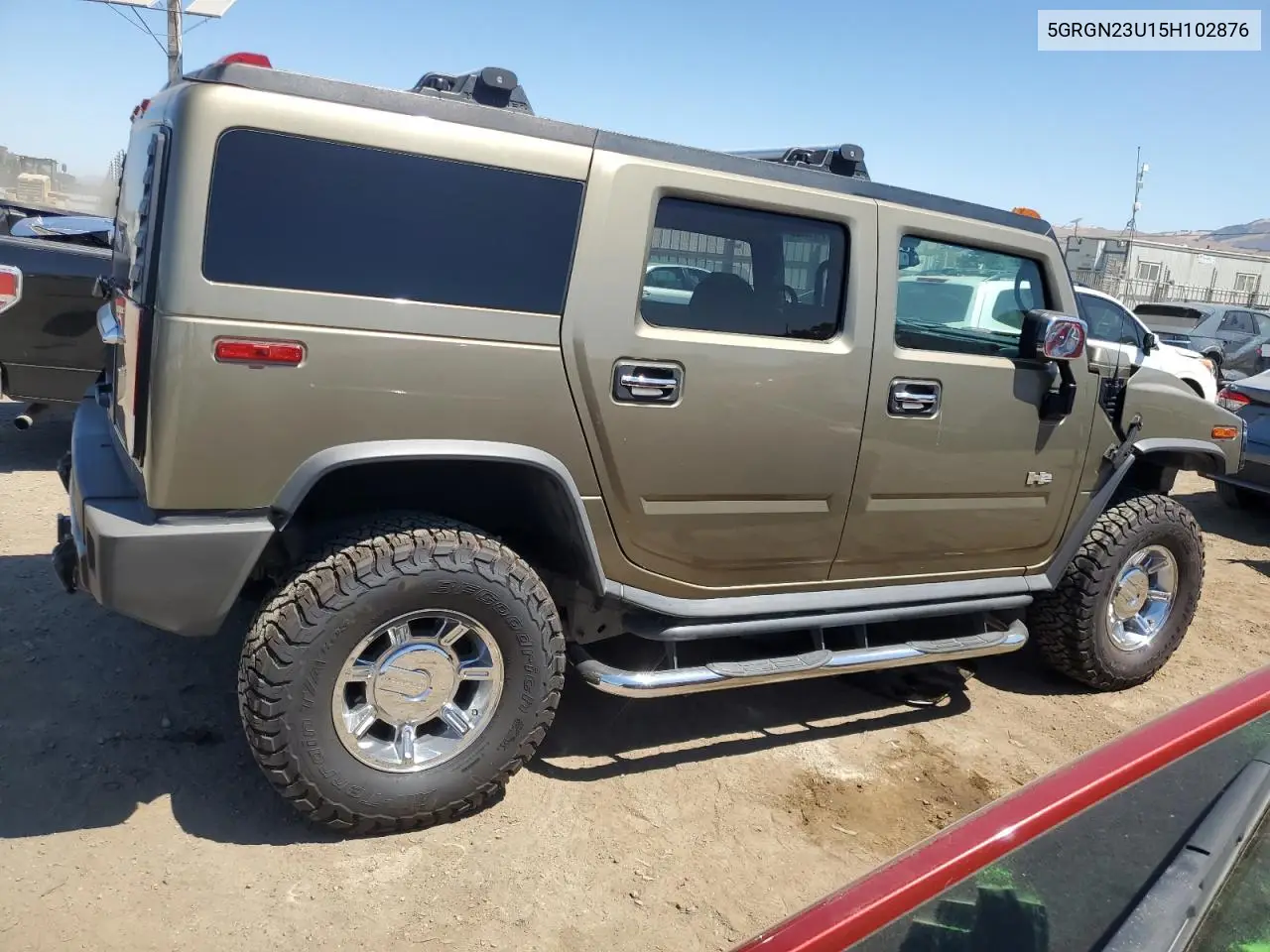 2005 Hummer H2 VIN: 5GRGN23U15H102876 Lot: 64295025