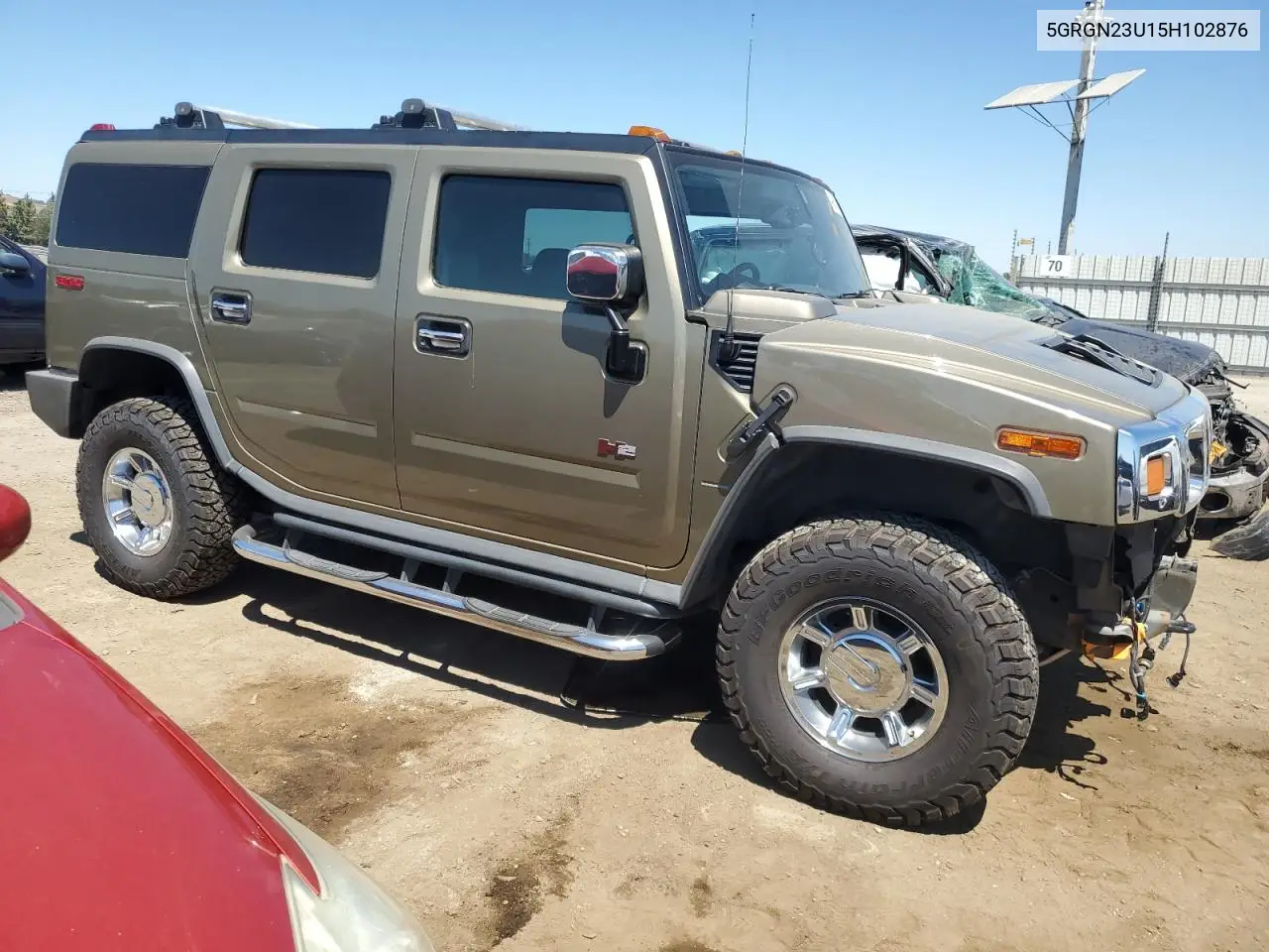 2005 Hummer H2 VIN: 5GRGN23U15H102876 Lot: 64295025