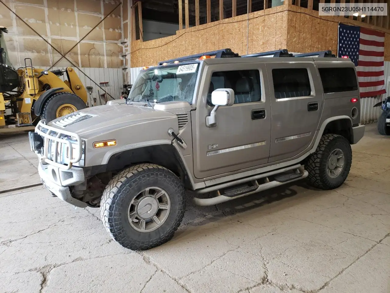 2005 Hummer H2 VIN: 5GRGN23U05H114470 Lot: 64519905