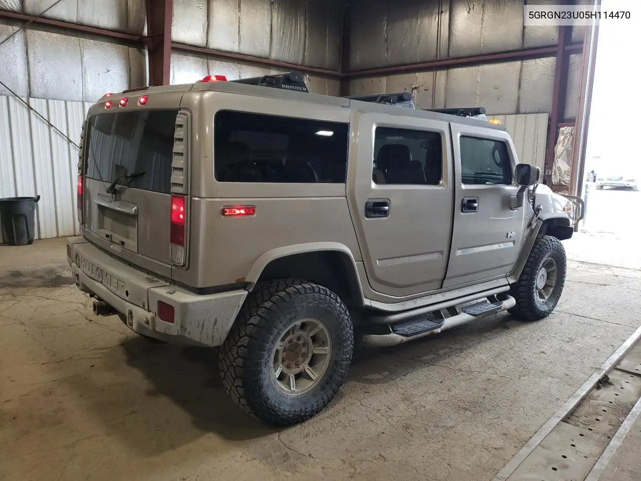 2005 Hummer H2 VIN: 5GRGN23U05H114470 Lot: 64519905