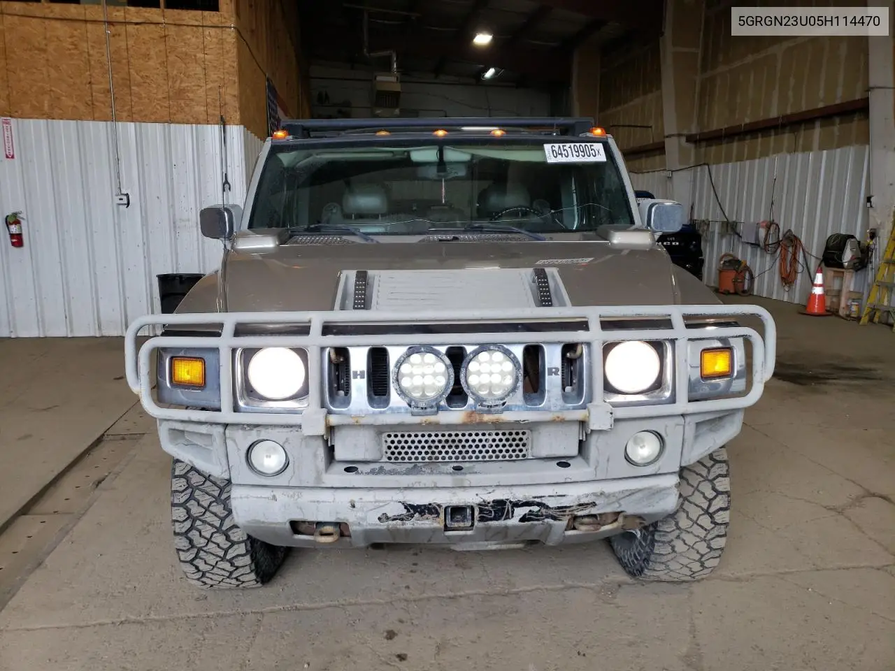 2005 Hummer H2 VIN: 5GRGN23U05H114470 Lot: 64519905