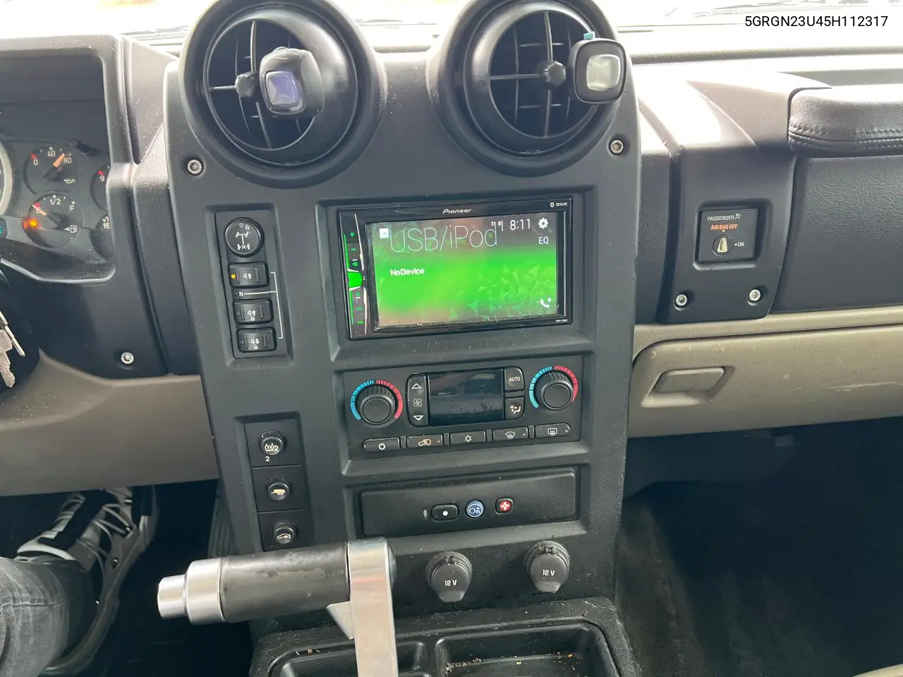 2005 Hummer H2 VIN: 5GRGN23U45H112317 Lot: 64525825