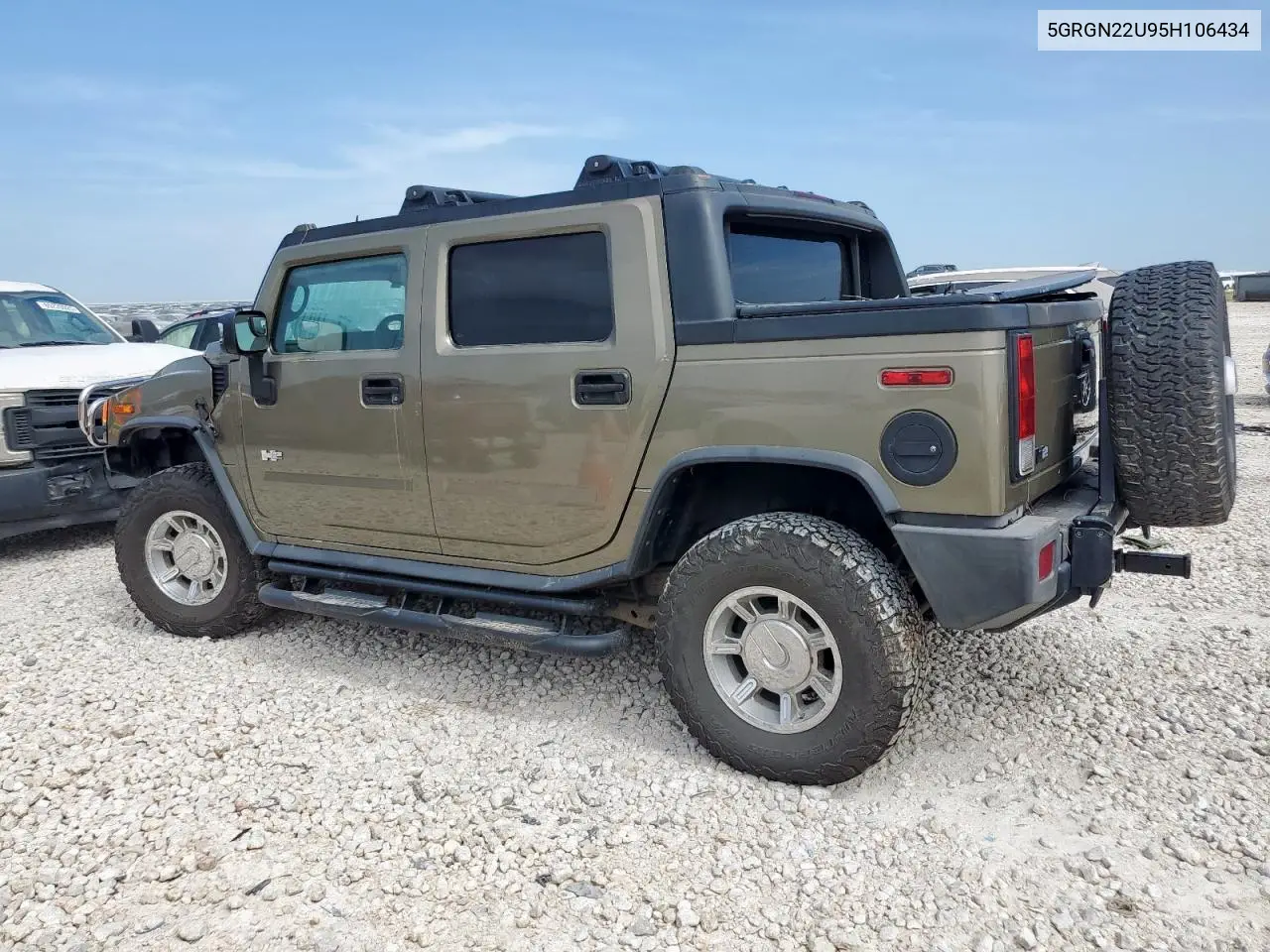 2005 Hummer H2 Sut VIN: 5GRGN22U95H106434 Lot: 64975045