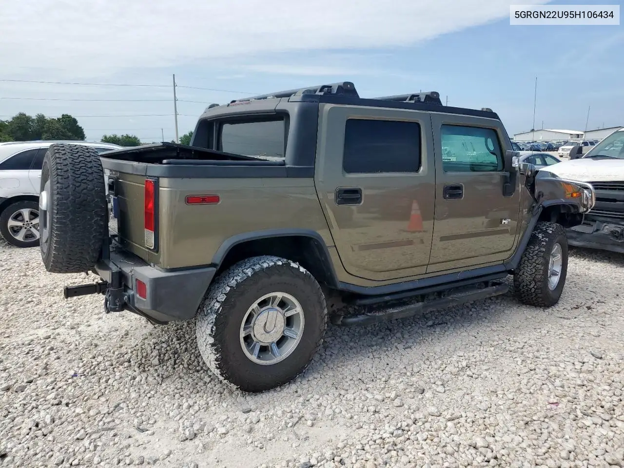 2005 Hummer H2 Sut VIN: 5GRGN22U95H106434 Lot: 64975045