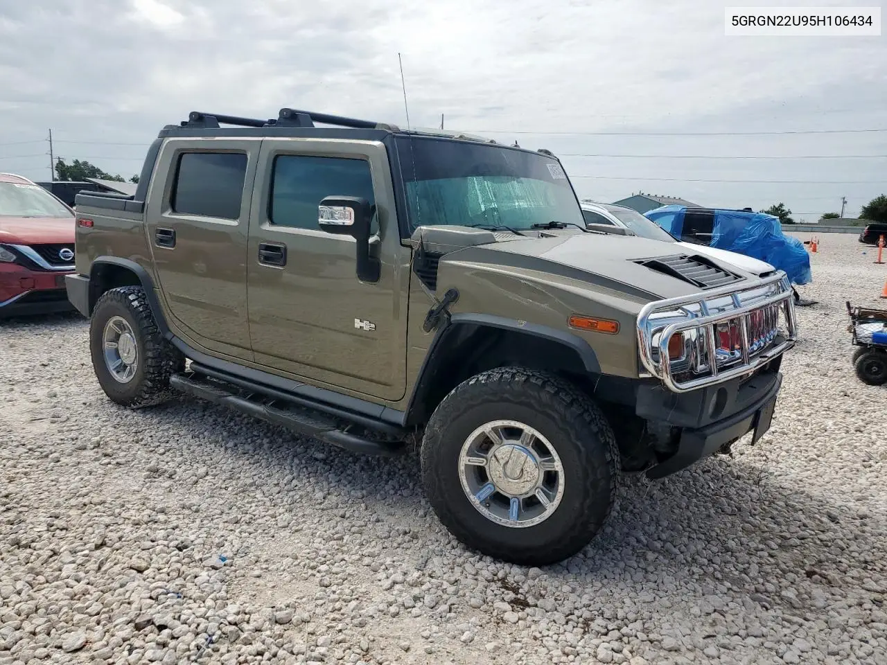 2005 Hummer H2 Sut VIN: 5GRGN22U95H106434 Lot: 64975045