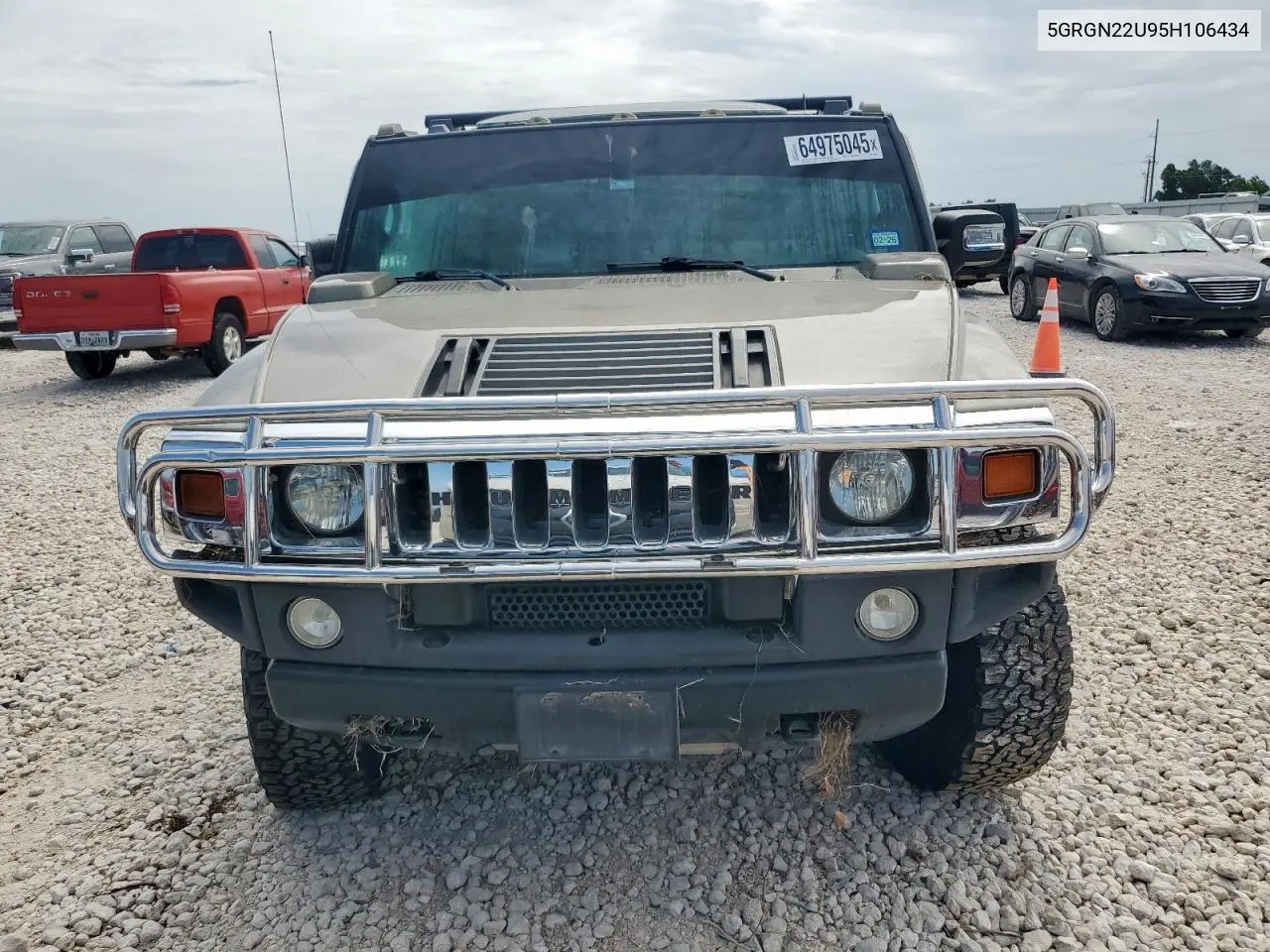 2005 Hummer H2 Sut VIN: 5GRGN22U95H106434 Lot: 64975045