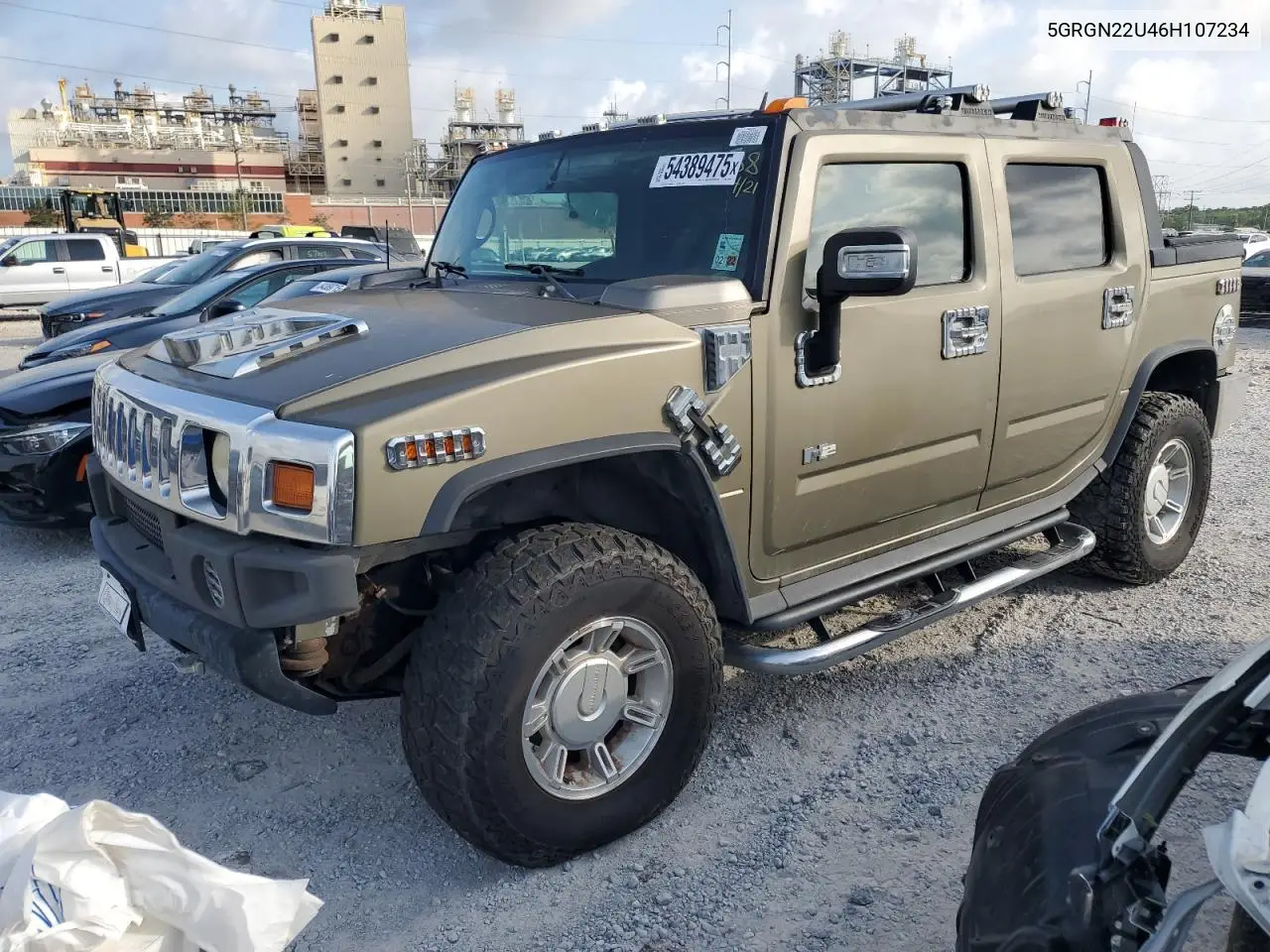 2006 Hummer H2 Sut VIN: 5GRGN22U46H107234 Lot: 54389475