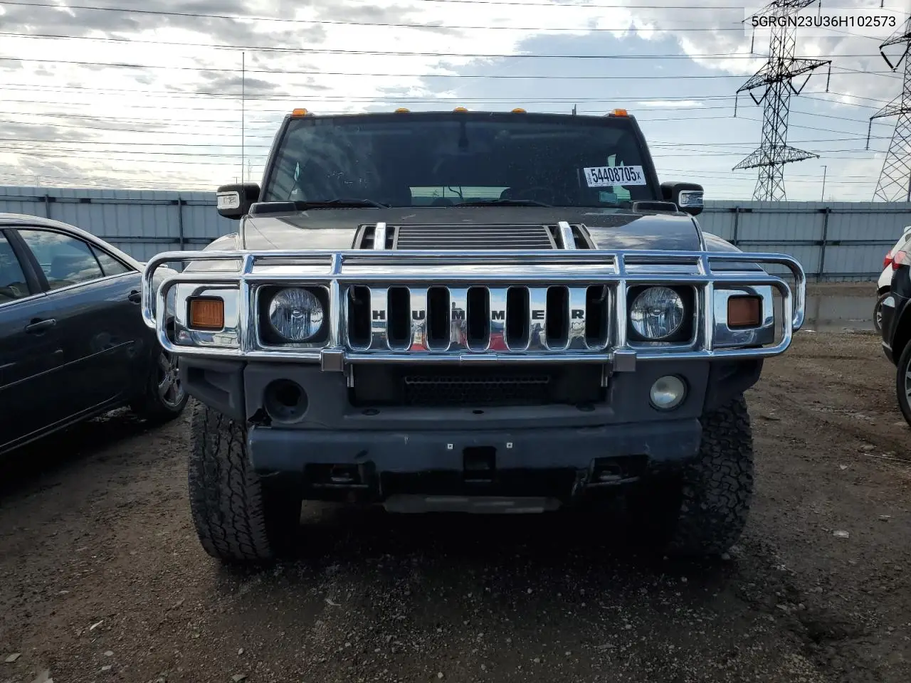 2006 Hummer H2 VIN: 5GRGN23U36H102573 Lot: 54408705