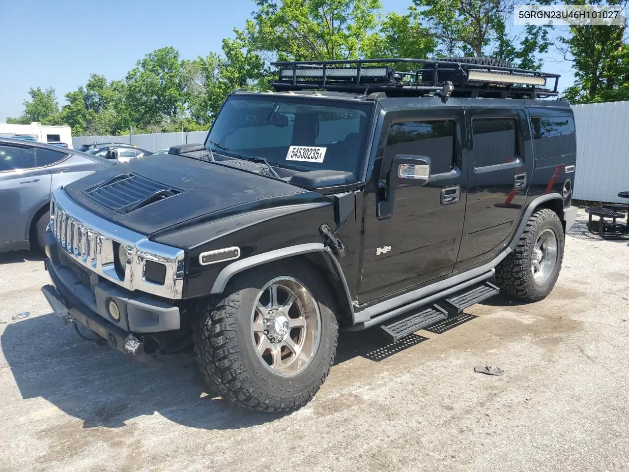 2006 Hummer H2 VIN: 5GRGN23U46H101027 Lot: 54530235