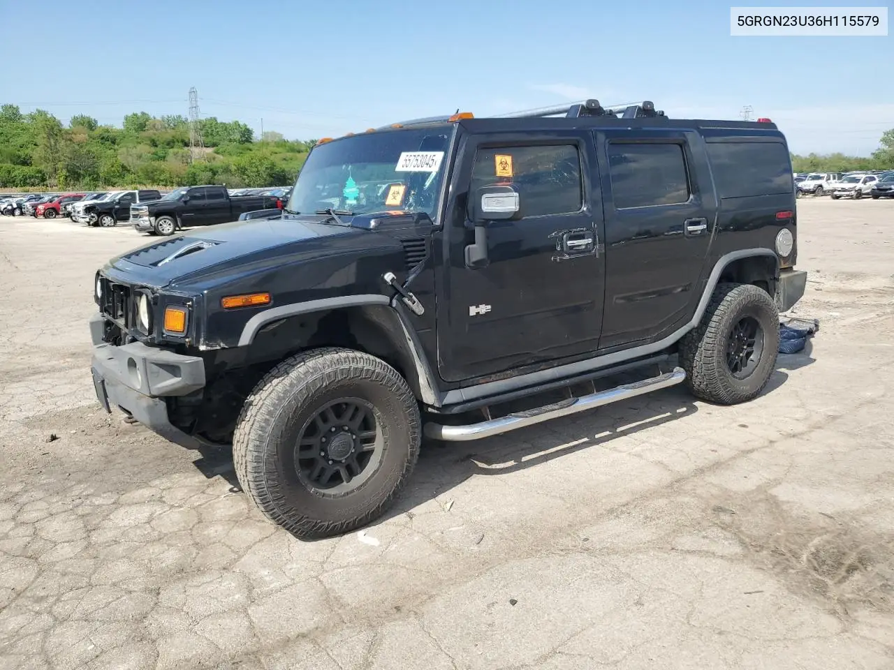 5grgn23u36h115579 5GRGN23U36H115579 2006 Hummer H2