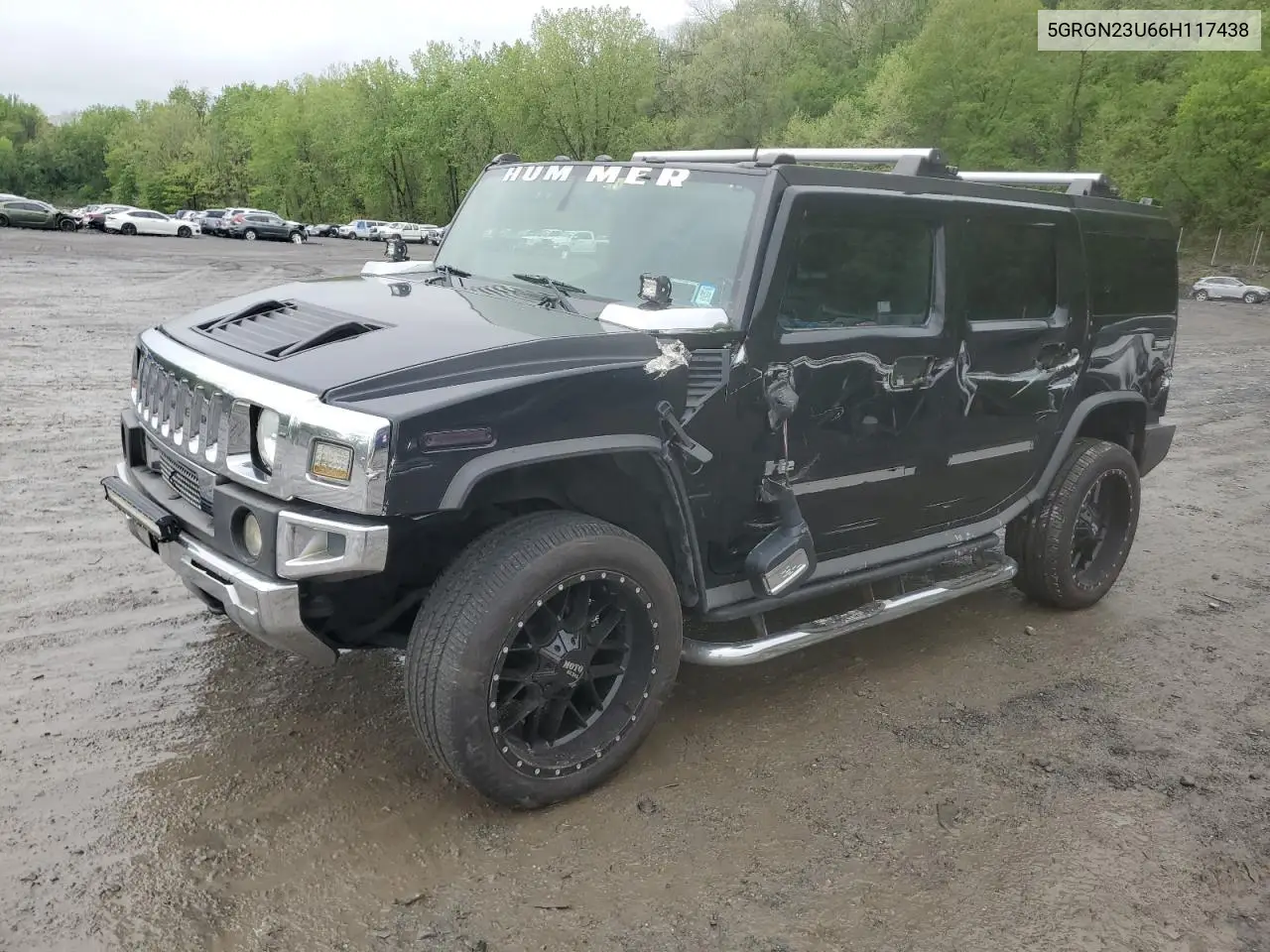 2006 Hummer H2 VIN: 5GRGN23U66H117438 Lot: 55833845
