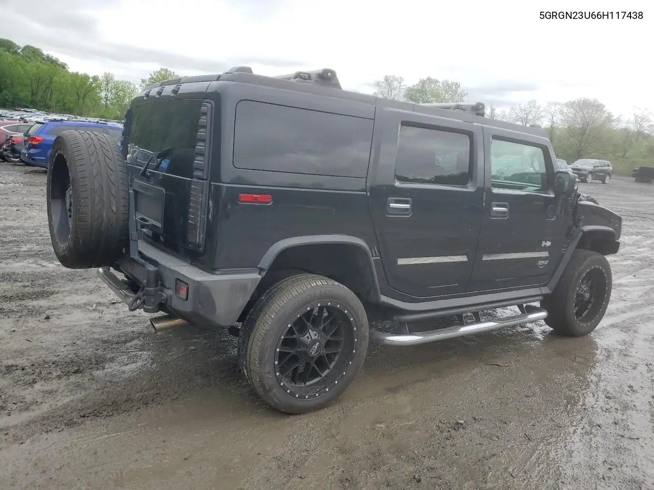 2006 Hummer H2 VIN: 5GRGN23U66H117438 Lot: 55833845