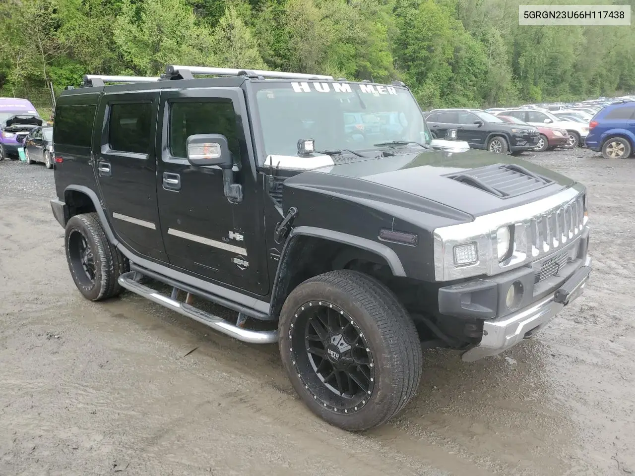 2006 Hummer H2 VIN: 5GRGN23U66H117438 Lot: 55833845