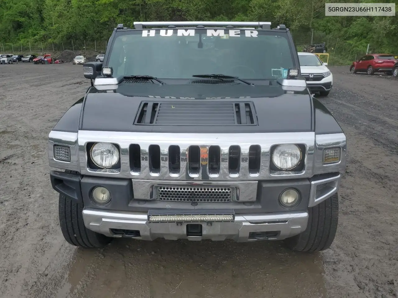 2006 Hummer H2 VIN: 5GRGN23U66H117438 Lot: 55833845