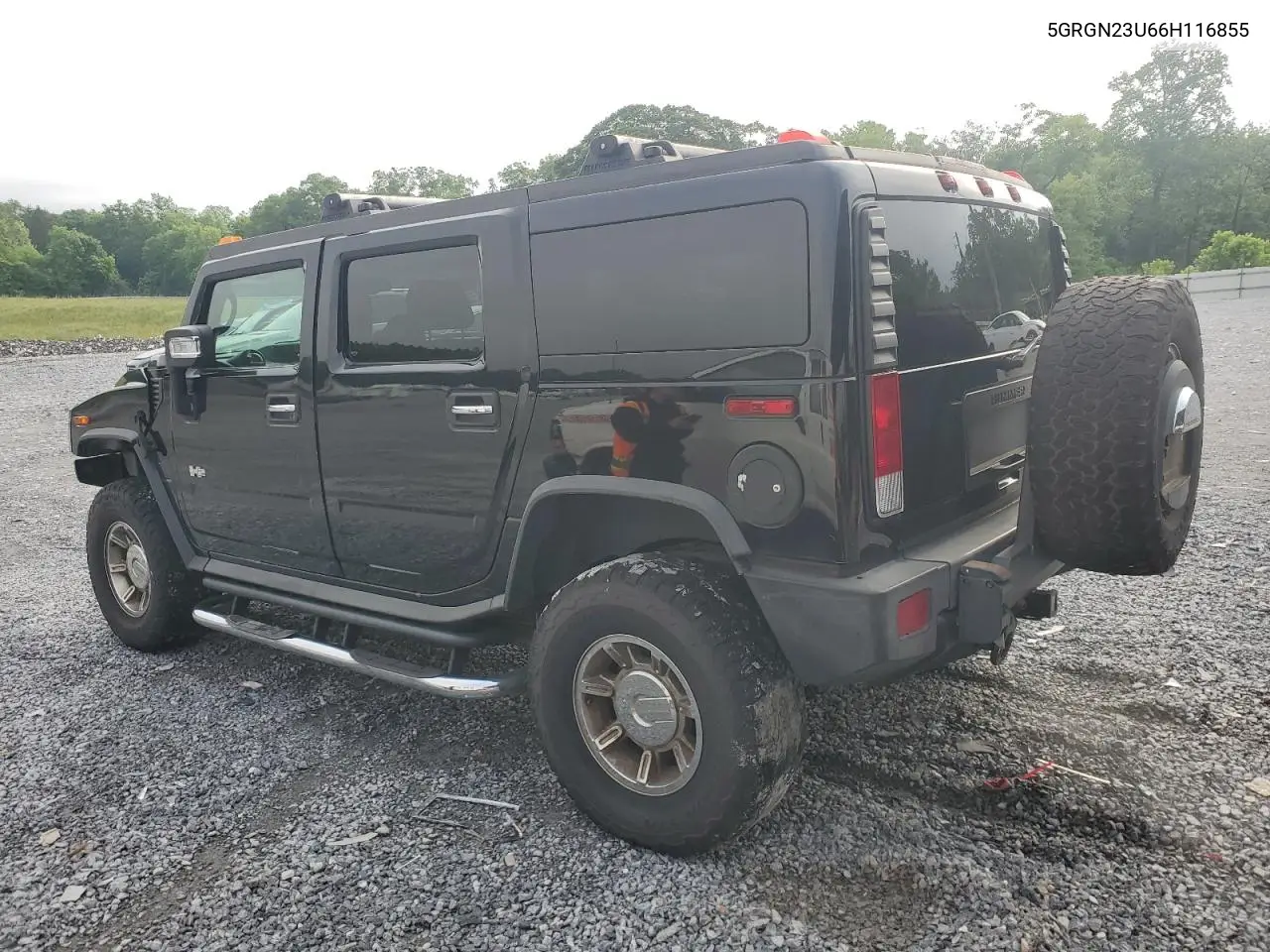 2006 Hummer H2 VIN: 5GRGN23U66H116855 Lot: 56010175