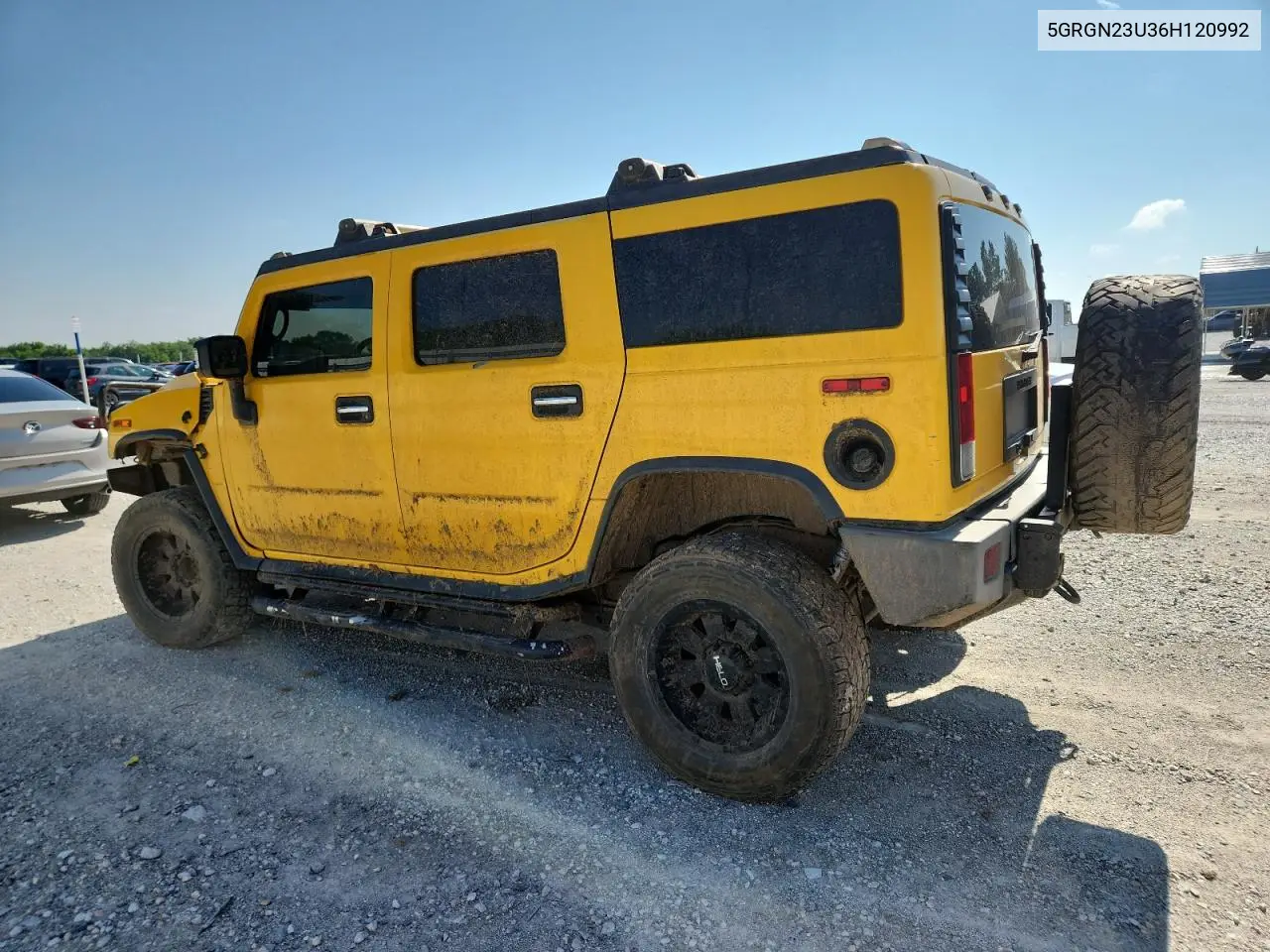2006 Hummer H2 VIN: 5GRGN23U36H120992 Lot: 59982015