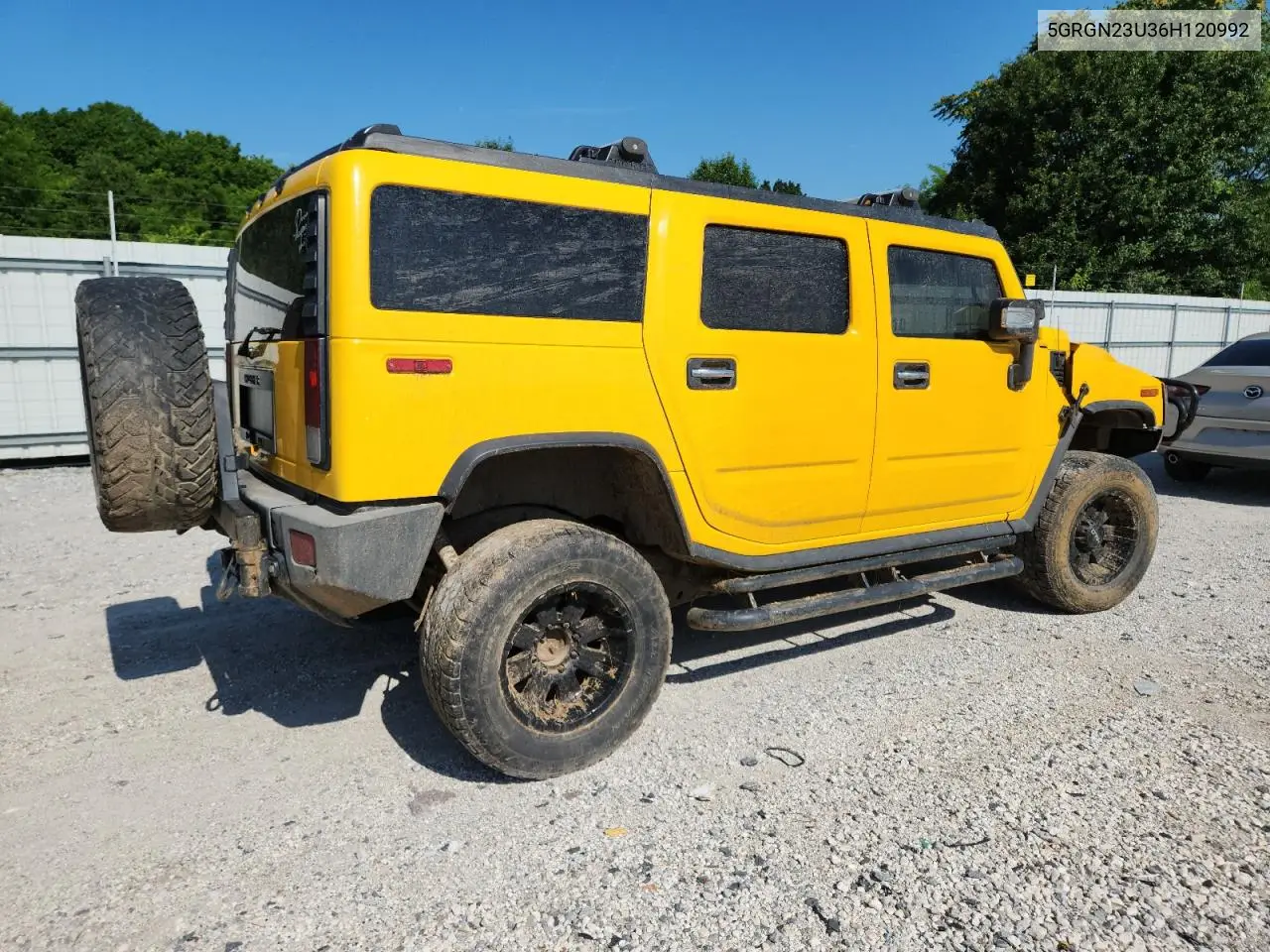 2006 Hummer H2 VIN: 5GRGN23U36H120992 Lot: 59982015