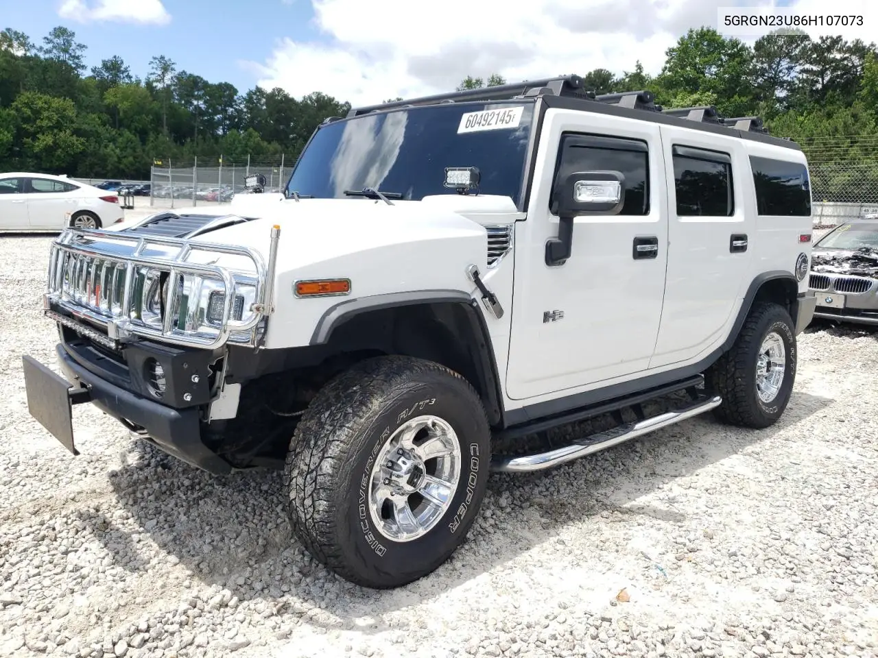 2006 Hummer H2 VIN: 5GRGN23U86H107073 Lot: 60492145