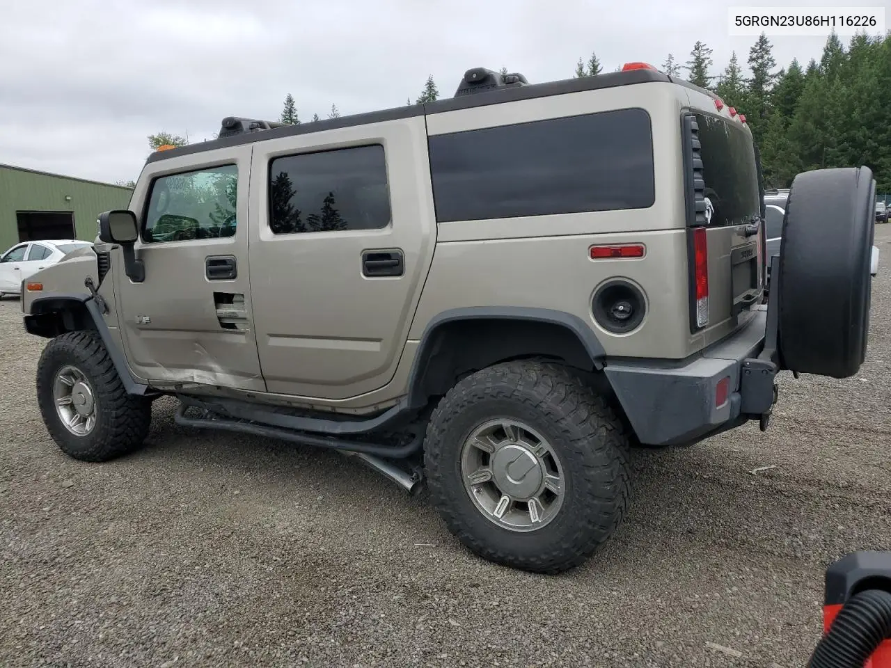 2006 Hummer H2 VIN: 5GRGN23U86H116226 Lot: 63299465