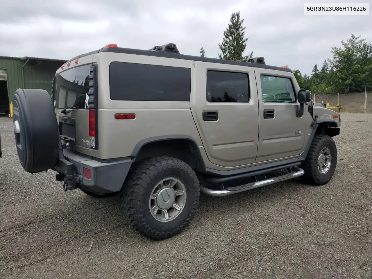 2006 Hummer H2 VIN: 5GRGN23U86H116226 Lot: 63299465