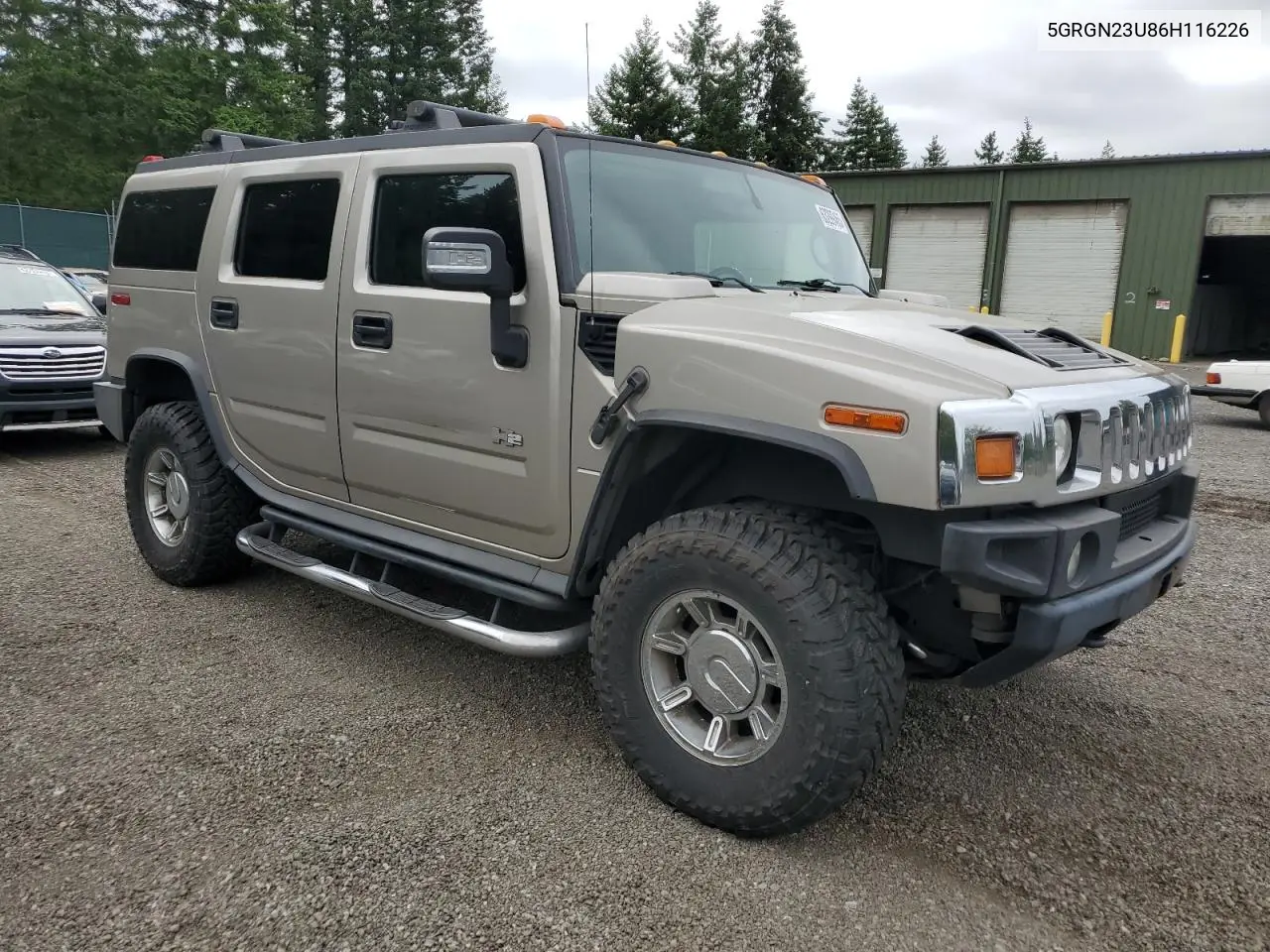 2006 Hummer H2 VIN: 5GRGN23U86H116226 Lot: 63299465