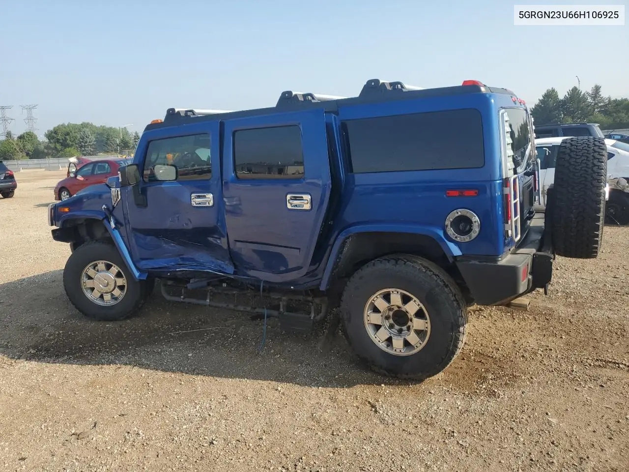 2006 Hummer H2 VIN: 5GRGN23U66H106925 Lot: 63798215