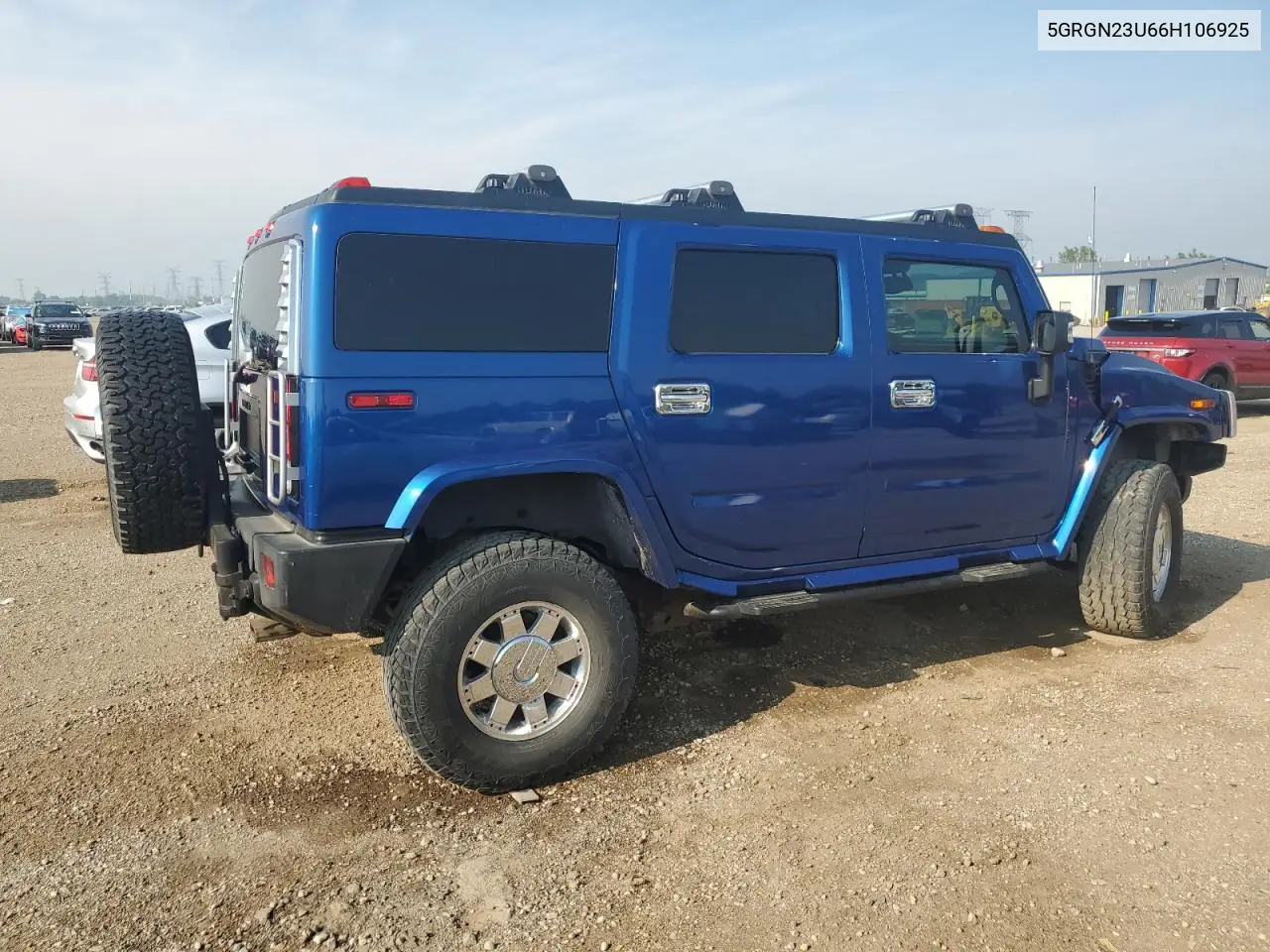 2006 Hummer H2 VIN: 5GRGN23U66H106925 Lot: 63798215