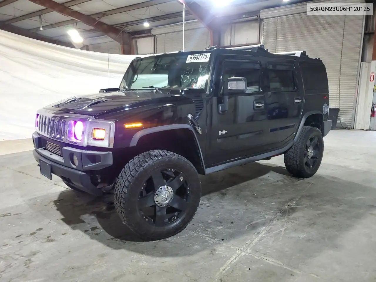 2006 Hummer H2 VIN: 5GRGN23U06H120125 Lot: 63982775