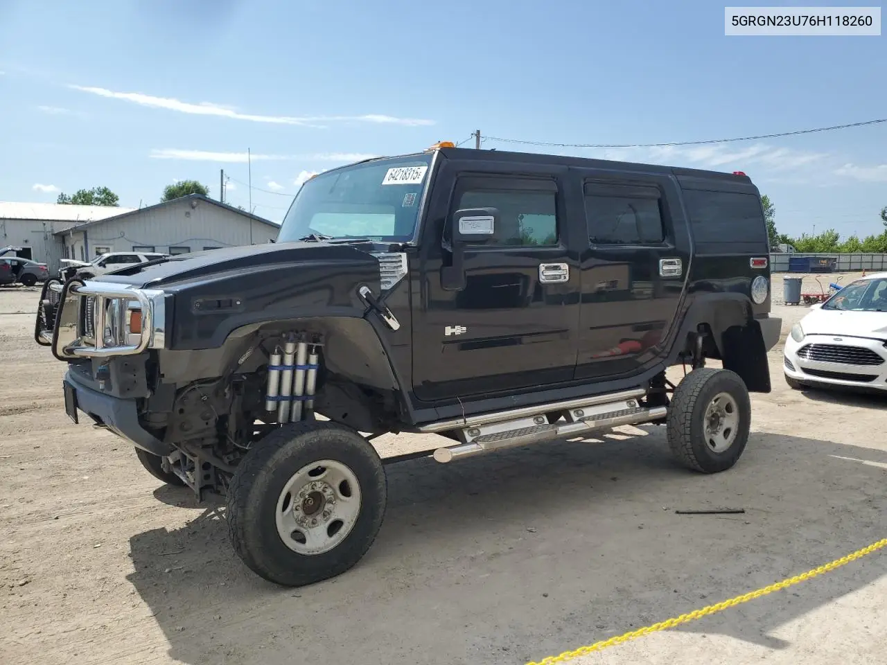 2006 Hummer H2 VIN: 5GRGN23U76H118260 Lot: 64218315