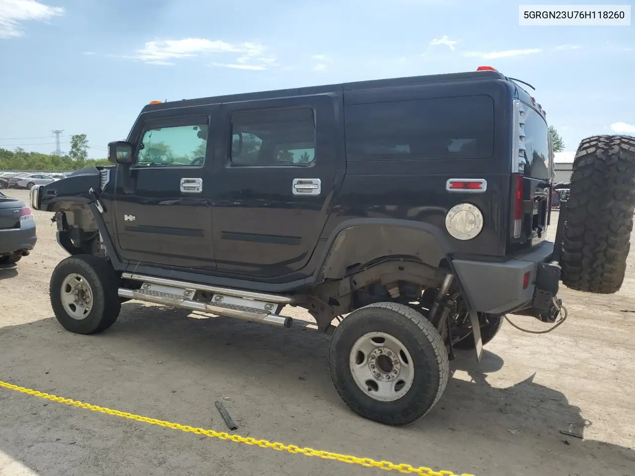 2006 Hummer H2 VIN: 5GRGN23U76H118260 Lot: 64218315