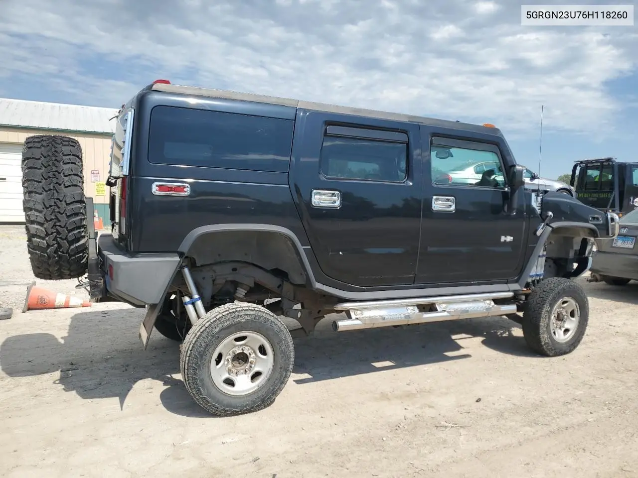 2006 Hummer H2 VIN: 5GRGN23U76H118260 Lot: 64218315