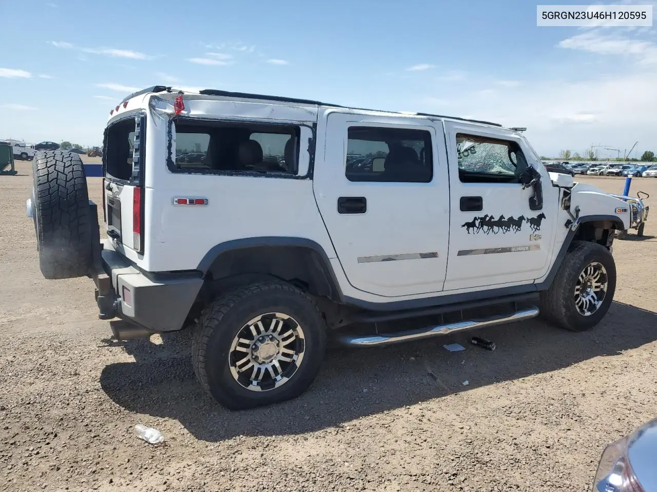 2006 Hummer H2 VIN: 5GRGN23U46H120595 Lot: 65898715