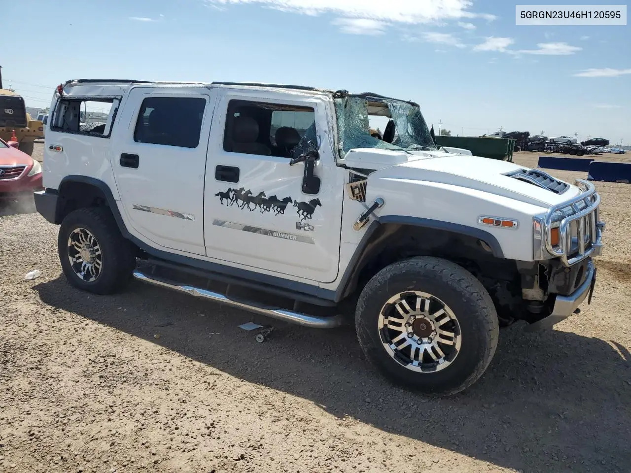 2006 Hummer H2 VIN: 5GRGN23U46H120595 Lot: 65898715
