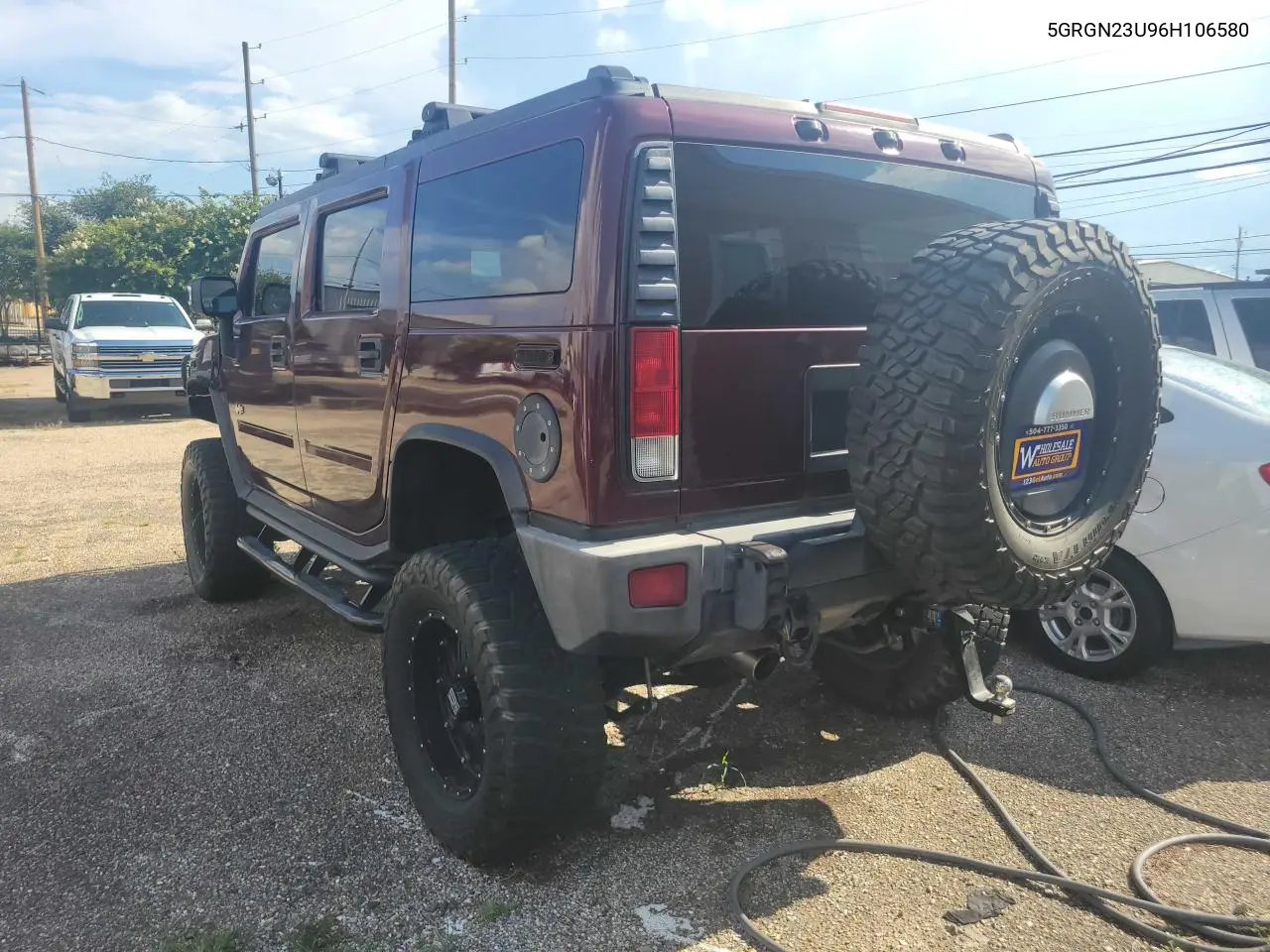2006 Hummer H2 VIN: 5GRGN23U96H106580 Lot: 66244295