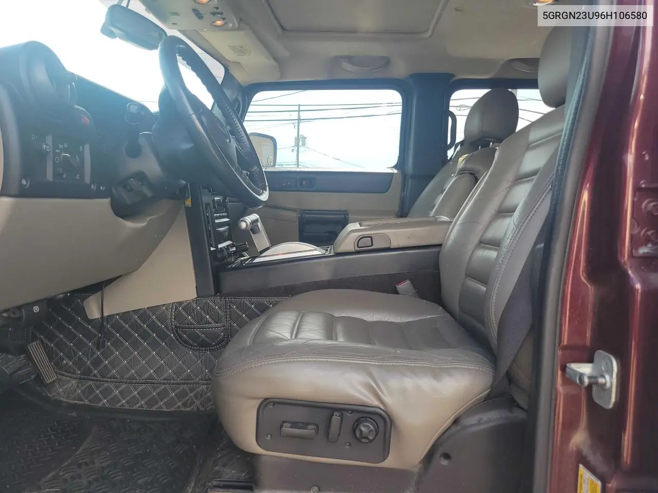 2006 Hummer H2 VIN: 5GRGN23U96H106580 Lot: 66244295